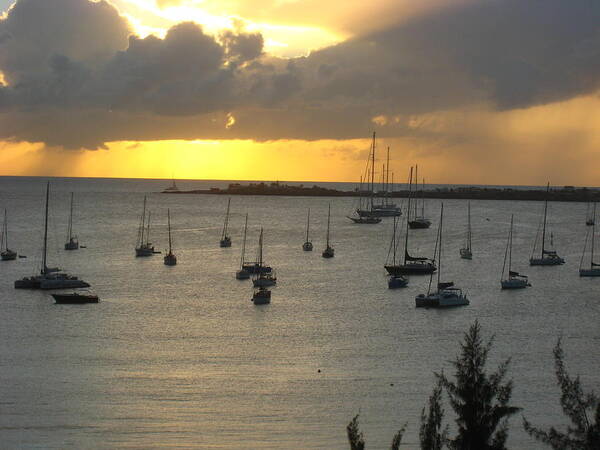 Boats Art Print featuring the photograph Peaceful by Michael Albright