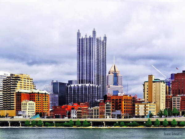 Pittsburgh Art Print featuring the photograph Pittsburgh PA Skyline by Susan Savad