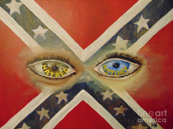 Eyes Art Print featuring the painting Point of View by Saundra Johnson