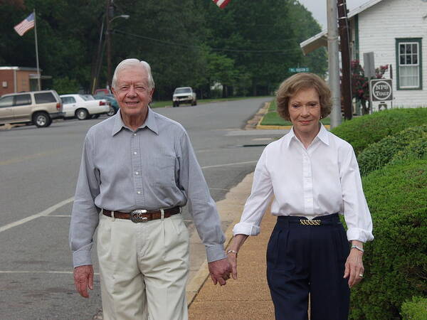 President Art Print featuring the photograph President and Mrs. Jimmy Carter by Jerry Battle