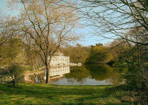 Boathouse Art Print featuring the photograph Prospect Park Boathouse by Jessica Jenney