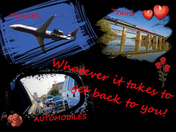 Planes Art Print featuring the photograph PTA Whatever It Takes Red Text by Joseph C Hinson