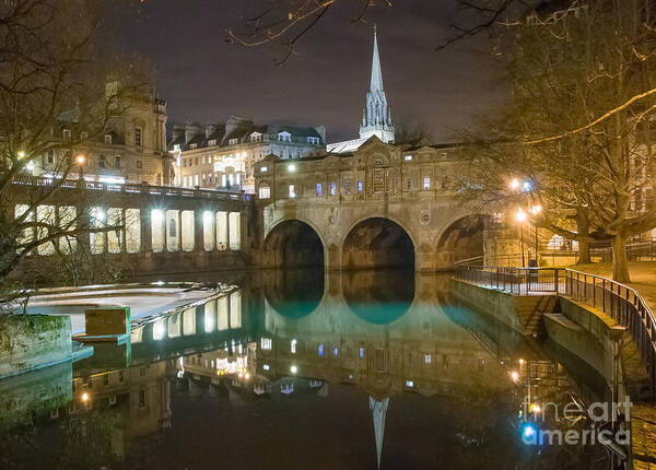 Pulteney Bridge Art Print featuring the photograph Pulteney Bridge, Bath by Colin Rayner