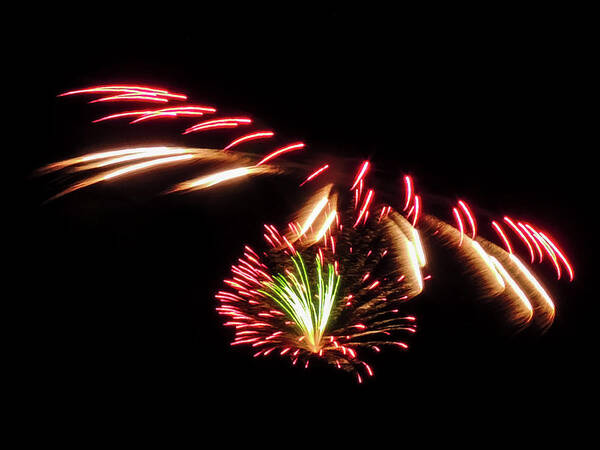 Fireworks Art Print featuring the photograph Pyro I by Robert Mitchell