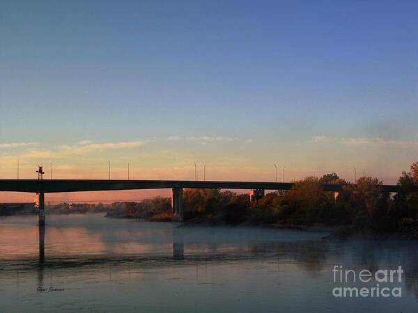Landscape Art Print featuring the photograph Quiet Morning River by Yumi Johnson