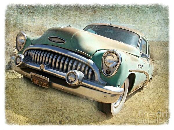 Old Buick Art Print featuring the photograph Randsburg Buick by Scott Parker
