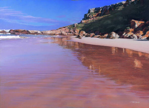  Art Print featuring the pastel Robberg Complements by Christopher Reid