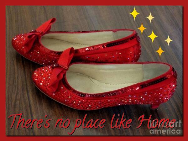 Ruby Slippers Art Print featuring the photograph Ruby Slippers by Joan-Violet Stretch