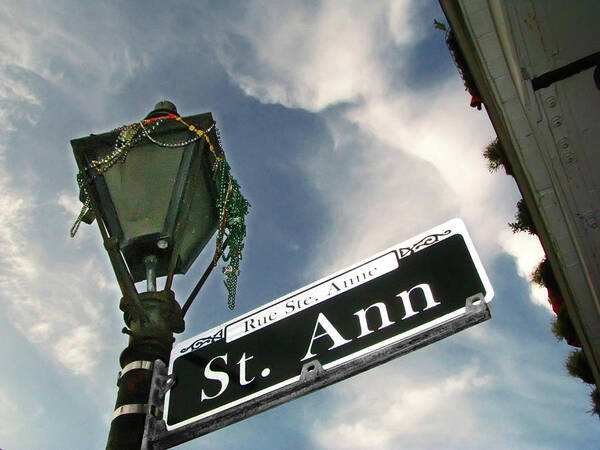 New Orleans Art Print featuring the photograph Rue Ste Anne by Micah Offman