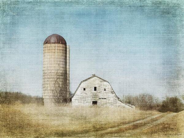 Rustic Dairy Barn Art Print featuring the photograph Rustic Dairy Barn by Melissa Bittinger