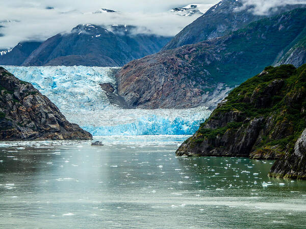 Alaska Art Print featuring the photograph Sawyer Glacier by Pamela Newcomb