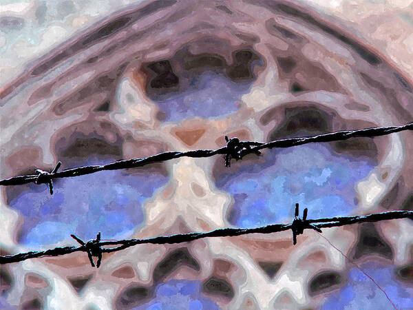 Digital Art Print featuring the painting Separation of Church and State by Rick Mosher