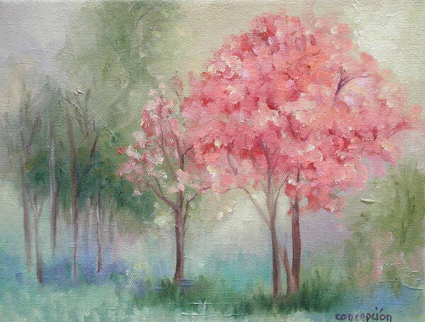 Spring Art Print featuring the painting Sign of Spring by Ginger Concepcion