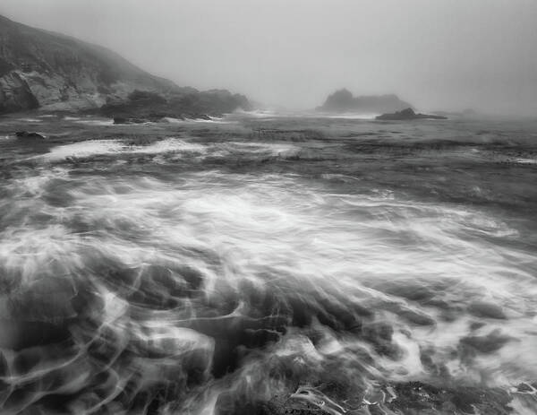 Landscape Art Print featuring the photograph Silky Waves by Jonathan Nguyen