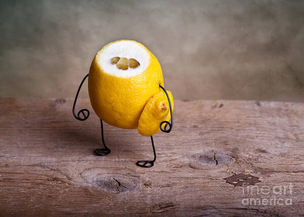 Lemon Art Print featuring the photograph Simple Things 12 by Nailia Schwarz
