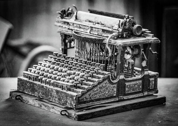 Bodie Art Print featuring the photograph Smith Premier No 1 Typewriter - Bodie Ghost Town California by Duane Miller