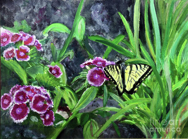 Art Art Print featuring the painting Spring Garden by Donna Walsh
