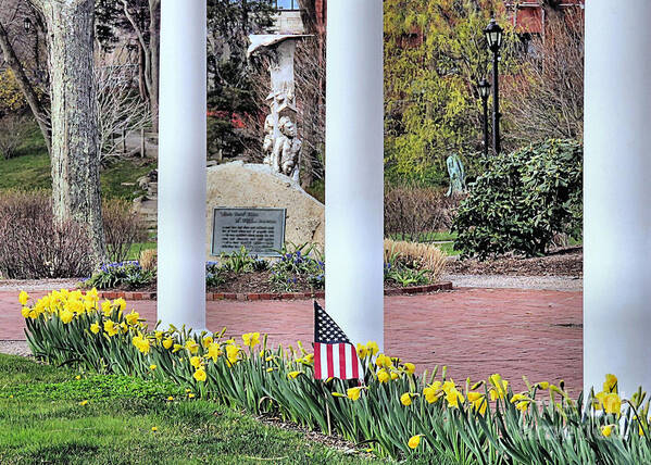 Spring Art Print featuring the photograph Spring in Brewster Gardens by Janice Drew
