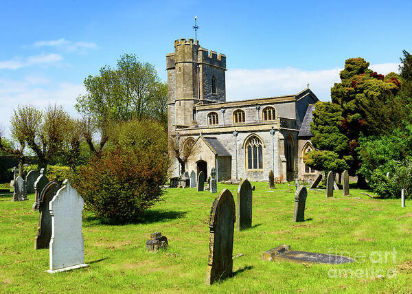 St Mary Art Print featuring the photograph St Mary Church, Meare by Colin Rayner