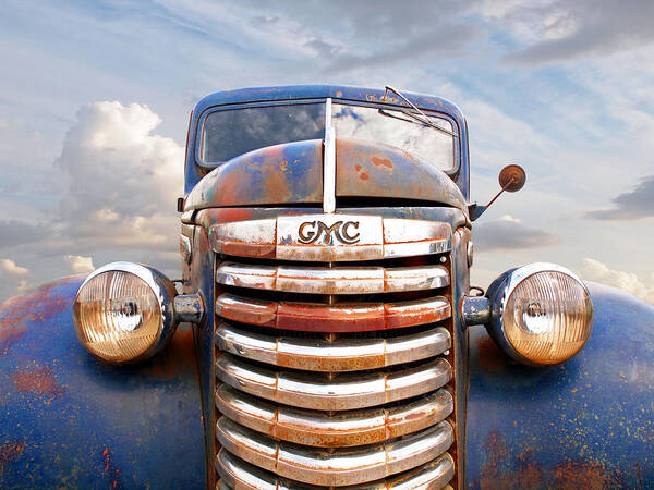 Gmc Truck Art Print featuring the photograph Still Going Strong by Gill Billington