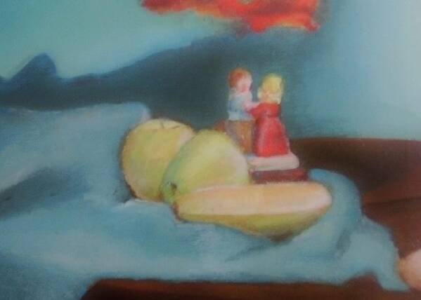 Still Life Art Print featuring the painting Still Life by Denise F Fulmer