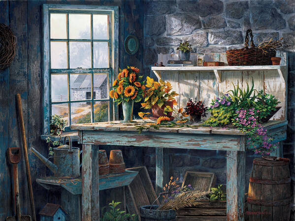 Michael Humphries Art Print featuring the painting Sunlight Suite by Michael Humphries