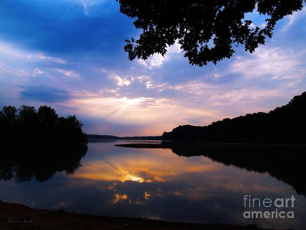 Sunrise Art Print featuring the photograph Sunrise Morning Bliss 252A by Ricardos Creations