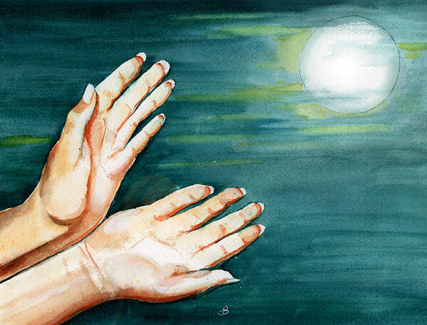 Watercolor Art Print featuring the painting Supplication by Brenda Owen