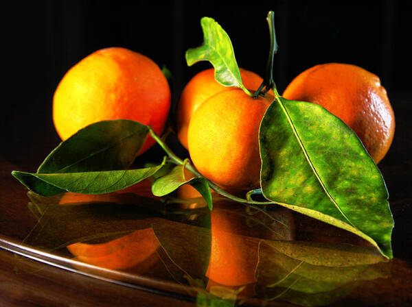 Tangerines Art Print featuring the photograph Tangerines by Robert Och