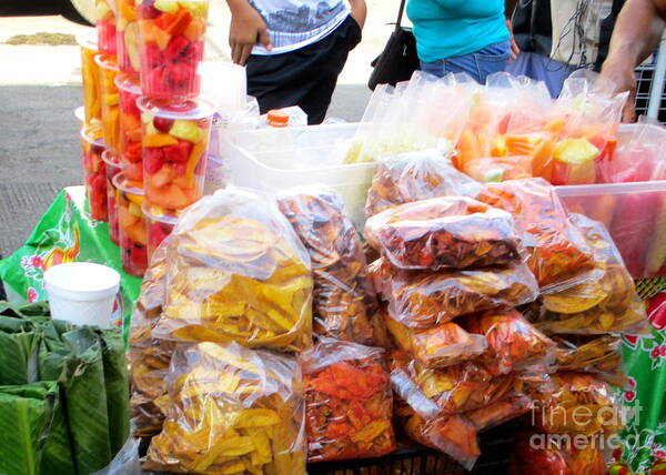 Tapachula Art Print featuring the photograph Tapachula Market 1 by Randall Weidner