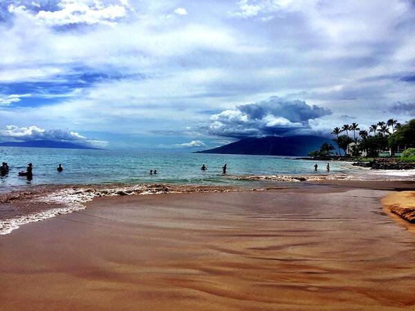 Maui Art Print featuring the photograph The Beach by Michael Albright