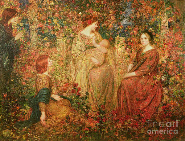 Thomas Edwin Mostyn - The Child Art Print featuring the painting The Child by MotionAge Designs