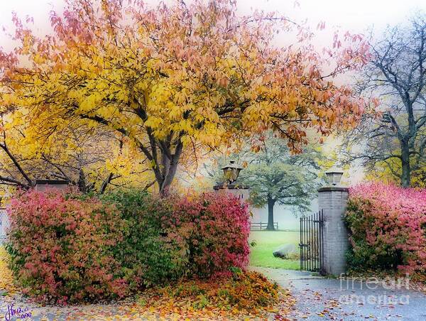 Autumn Art Print featuring the photograph The Gate by Jeff Breiman