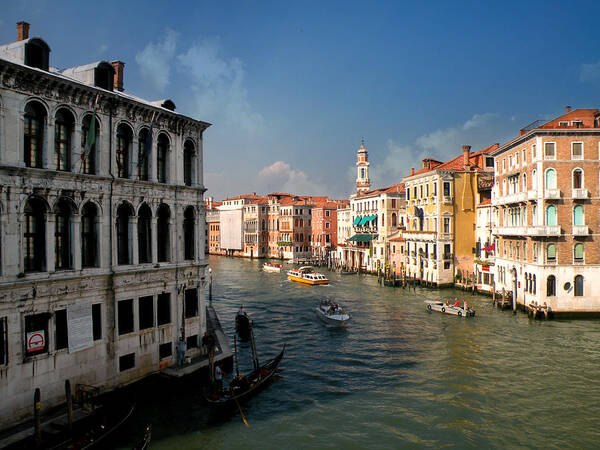 Grand Canal Art Print featuring the photograph The Grand Canal by Micki Findlay