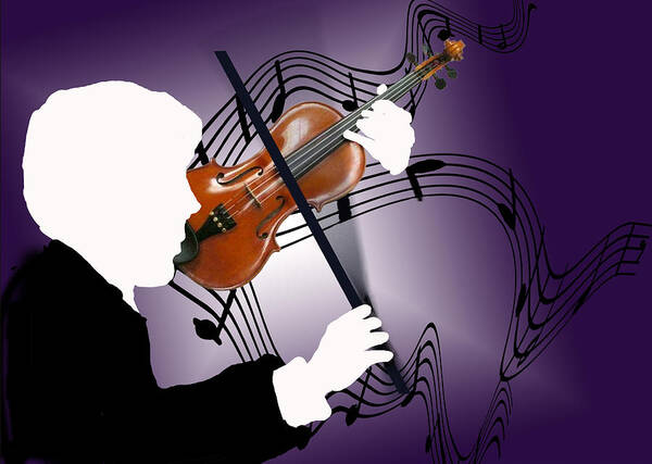 Violin Art Print featuring the digital art The Soloist by Steve Karol