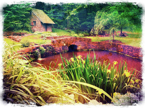 Springhouse Art Print featuring the photograph The Springhouse by Kevyn Bashore