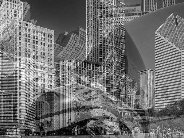 Chicago Art Print featuring the photograph The Tourists - Chicago II by Shankar Adiseshan