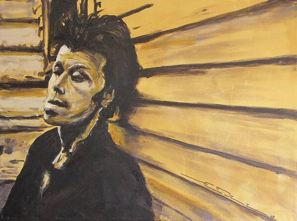 Tom Waits Art Print featuring the painting Tom Waits by Eric Dee