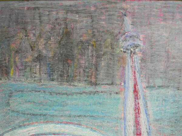 Toronto Art Print featuring the painting Toronto the Confused by Marwan George Khoury