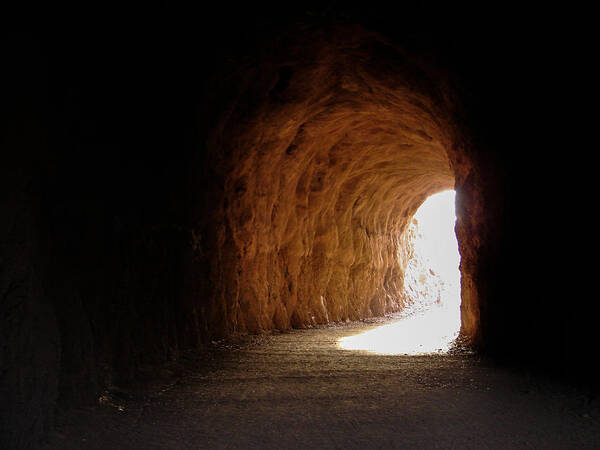 Tunnel Art Print featuring the photograph Tunnel by Carl Moore