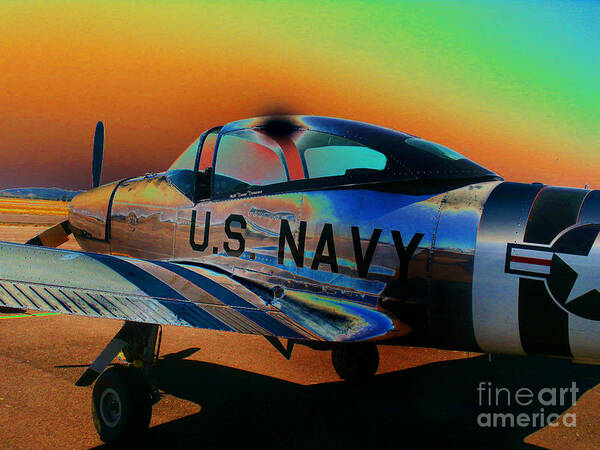 Diane Berry Art Print featuring the photograph U S Navy by Diane E Berry