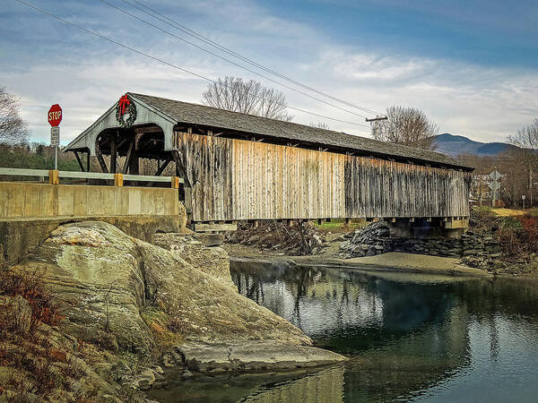 Village Bridge Art Print featuring the photograph Village Bridge by Robert Mitchell