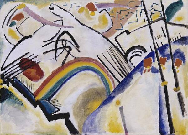 Wassily Kandinsky 1866�1944  Cossacks Cosaques Art Print featuring the painting Wassily Kandinsky by Cossacks Cosaques