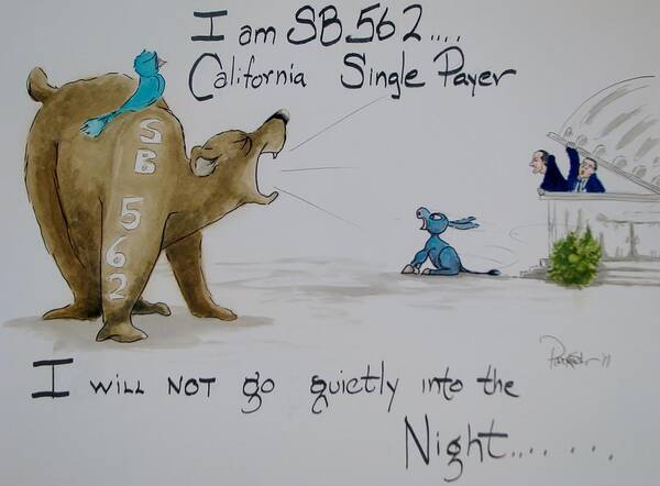 Sb 562 Art Print featuring the drawing We Will Not Go Quietly by Patricia Kanzler