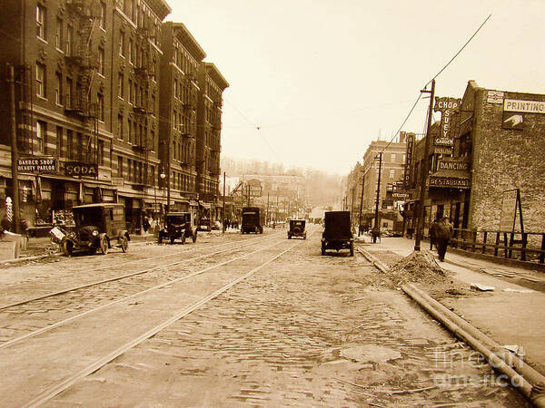 1928 Art Print featuring the photograph West 207th Street, 1928 by Cole Thompson