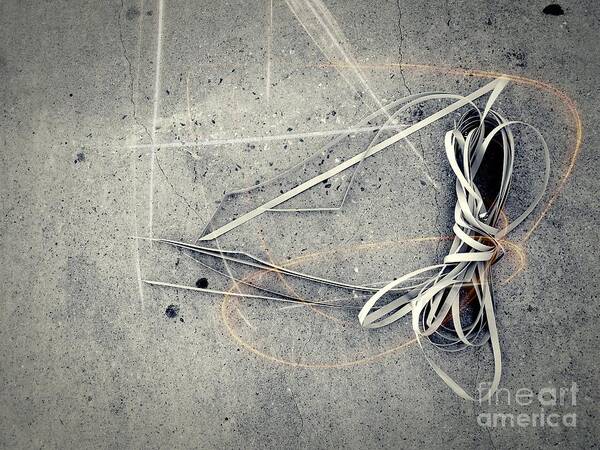 Abstract Art Print featuring the photograph Winding Knot by Fei A