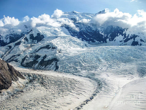 Alaska Art Print featuring the photograph Wrangell Alaska Glacier by Benny Marty