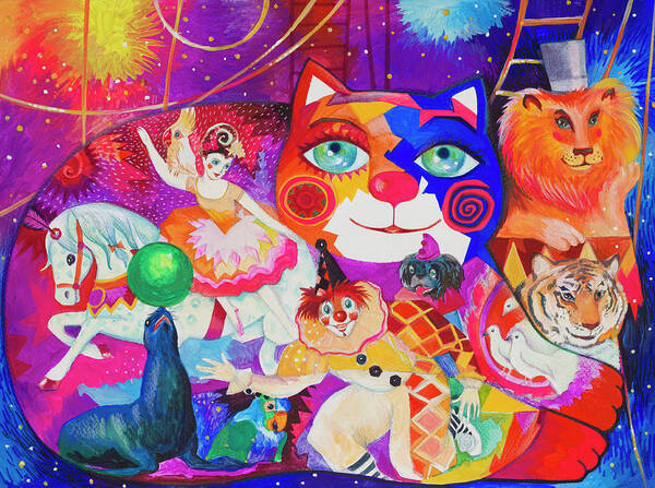 Circus Art Print featuring the photograph Circus #1 by Oxana Zaika