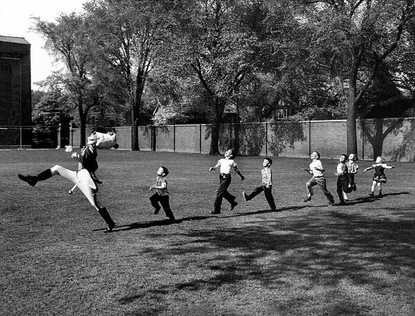 Usa Art Print featuring the photograph Drum Major Practice #1 by Alfred Eisenstaedt