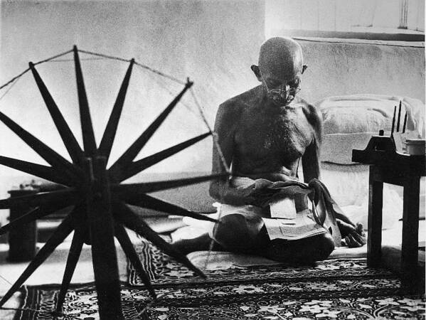 1940-1949 Art Print featuring the photograph Mahatma Gandhi #2 by Margaret Bourke-White